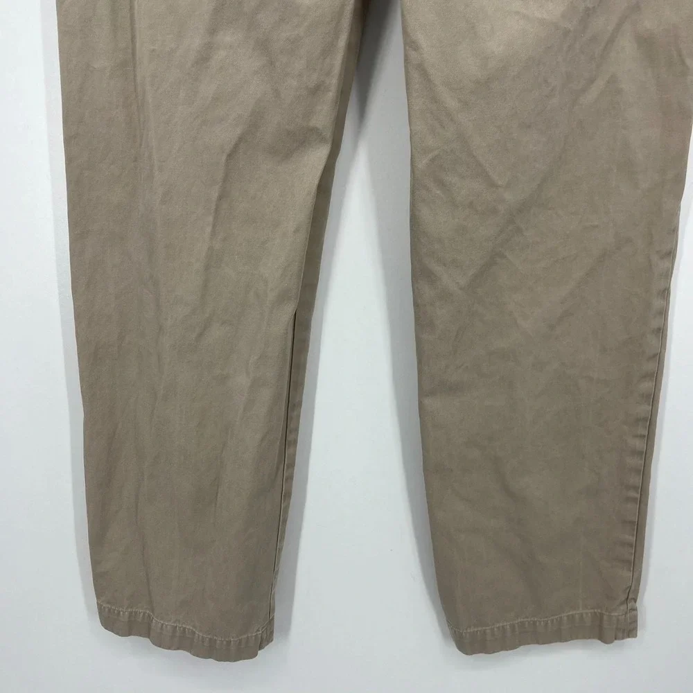 Banana Republic Chino‎ Pants Men's Size 32x34 Beige Gavin Flat Front Cotton
